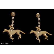 Brinco Strass Cavalinho